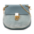 Chloé B Chloé Blue Peacock Suede Leather Small and Calfskin Drew Crossbody Italy