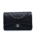 Chanel Classic Double Flap Jumbo Lambskin Leather Matelassè Handbag Blue