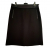 123 Paris Black pencil skirt with satin details