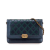 Chanel B Chanel Blue Midnight Blue Calf Leather skin Double Stitch Boy Wallet On Chain Italy