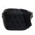Fendi AB Fendi Black Calf Leather Zucca Embossed Belt Bag Italy