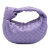 Bottega Veneta AB Bottega Veneta Purple Nappa Leather Leather Mini Nappa Intrecciato Jodie Italy