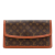 Louis Vuitton B Louis Vuitton Brown Monogram Canvas Fabric Monogram Pochette Dame GM France