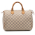 Louis Vuitton Speedy 30 Canvas Vintage Trunk Handbag Damier Azur