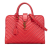 Saint Laurent B Saint Laurent Red Calf Leather Small Chevron skin Monogram Cabas Satchel Italy