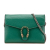 Gucci B Gucci Green Calf Leather Mini Dionysus Wallet on Chain Italy