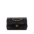 Chanel B Chanel Black Lambskin Leather Leather Small Classic Lambskin Double Flap France