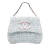 Chanel AB Chanel Blue Light Blue Tweed Fabric CC Confetti Flap France