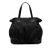 Gucci B Gucci Black Nylon Fabric GG Full Moon Tote Italy