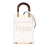 Fendi AB Fendi White Calf Leather Mini Sunshine Shopper Tote Italy