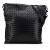 Bottega Veneta B Bottega Veneta Black Nappa Leather Leather Nappa Intrecciato VN Crossbody Italy