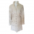 Chanel Summer White Tweed Coat
