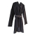 Sonia Rykiel Manteau noir mi-saison 30% cachemire M