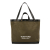 Tom Ford B Tom Ford Brown Dark Khaki Canvas Fabric Medium T Screw Tote Italy