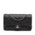 Chanel B Chanel Black Caviar Leather Leather Medium Classic Caviar Double Flap France
