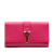 Saint Laurent B Saint Laurent Pink Hot Pink Calf Leather Chyc Ligne Clutch Italy
