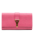 Saint Laurent B Saint Laurent Pink Calf Leather Textured skin Chyc Ligne Clutch Italy