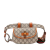Gucci AB Gucci Brown Beige Coated Canvas Fabric Mini GG Supreme Web Bamboo 1947 Belt Bag Italy