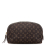 Louis Vuitton AB Louis Vuitton Brown Dark Brown Canvas Fabric Monogram Mini Lin Cosmetic Pouch Spain
