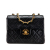 Chanel B Chanel Black Lambskin Leather Leather Mini Square Classic Lambskin Single Flap France