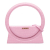 Jacquemus AB Jacquemus Pink Calf Leather Crocodile Embossed skin Le Sac Rond Bag Spain