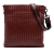 Bottega Veneta B Bottega Veneta Red Bordeaux Nappa Leather Leather Nappa Intrecciato Crossbody Italy