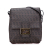 Fendi B Fendi Brown Dark Brown Coated Canvas Fabric Zucchino Spalmati Crossbody Italy