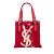 Saint Laurent B Saint Laurent Red Canvas Fabric Kahala Tote Italy