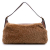 Celine AB Celine Brown Fur Natural Material Shearling and Leather Romy Shoulder Bag Italy
