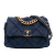 Chanel B Chanel Blue Canvas Fabric Medium and Cotton 19 Flap Italy