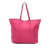 Prada B Prada Pink Nylon Fabric Tessuto Canapa Logo Tote Italy