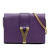 Saint Laurent B Saint Laurent Purple Dark Purple Calf Leather Mini Chyc Ligne Crossbody Italy
