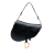 Christian Dior B Dior Black Calf Leather Mini Saddle Bag Italy