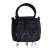 Balenciaga Black Suede Fringed City Bag