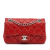 Chanel B Chanel Red Lambskin Leather Leather Mini Rectangular Classic Lambskin Single Flap Italy