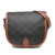 Celine B Celine Brown Dark Brown Coated Canvas Fabric Medium Triomphe Folco Crossbody Italy