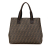 Fendi B Fendi Brown Coated Canvas Fabric Zucca Spalmati Tote Italy