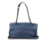 Chanel B Chanel Blue Dark Blue Caviar Leather Leather Quilted Iridescent Caviar Chic Shopping Tote Italy