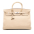 Hermès B Hermès Brown Beige Calf Leather Togo Birkin Retourne 40 France
