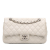 Chanel B Chanel White Caviar Leather Leather Medium Classic Caviar Double Flap Italy