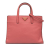 Prada B Prada Pink Saffiano Leather Soft Triple Pocket Tote Italy