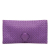 Bottega Veneta AB Bottega Veneta Purple Dark Purple Nappa Leather Leather Nappa Intrecciato Turn Lock Clutch Italy