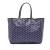 Goyard B Goyard Blue Dark Blue Coated Canvas Fabric Goyardine Saint Louis PM France