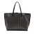 Goyard AB Goyard Black Coated Canvas Fabric Goyardine Reversible Anjou PM France