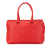Bottega Veneta B Bottega Veneta Red Nappa Leather Leather Nappa Intrecciato Brick Tote Italy