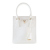 Prada AB Prada White Saffiano Leather Mini Lux Tote Italy