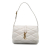 Saint Laurent B Saint Laurent White Lambskin Leather Leather Quilted Lambskin Le 57 Shoulder Bag Italy