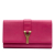Saint Laurent B Saint Laurent Pink Hot Pink Calf Leather Chyc Ligne Clutch Italy