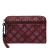Bottega Veneta AB Bottega Veneta Red Dark Red Calf Leather skin Intrecciato Dot Document Case Italy