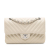 Chanel B Chanel White Off White Lambskin Leather Leather Small Classic Chevron Lambskin Double Flap France
